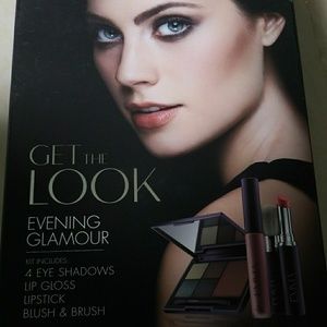 Blush,mascara,lipstick